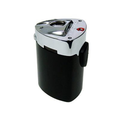 Lamborghini Mugello Triple Torch Table Lighter - Black