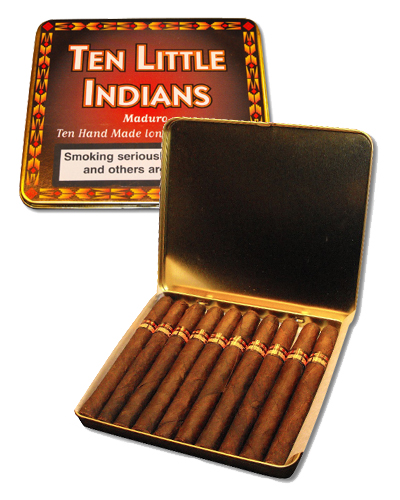Ten Little Indians - Maduro - Tin of 10 Cigars