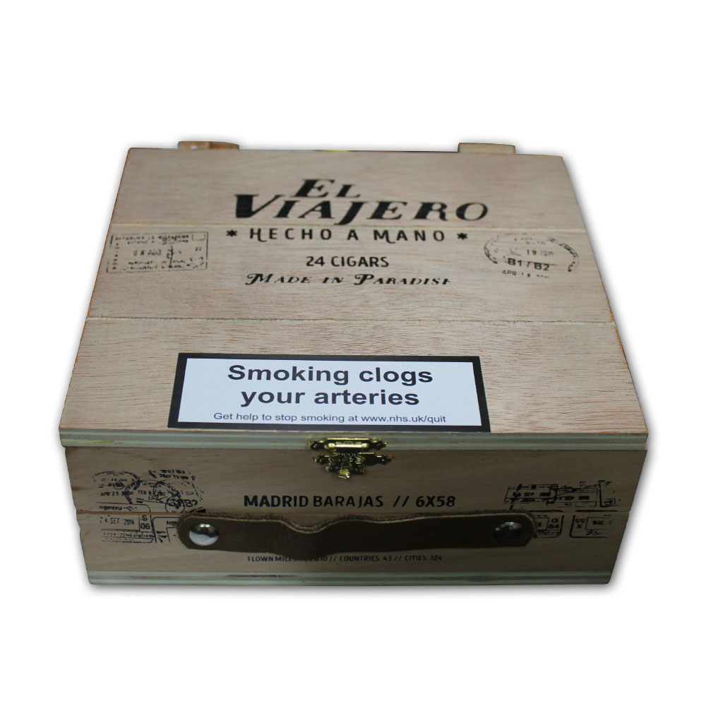 The Traveler Madrid Barajas Figurado Cigar Box of 24