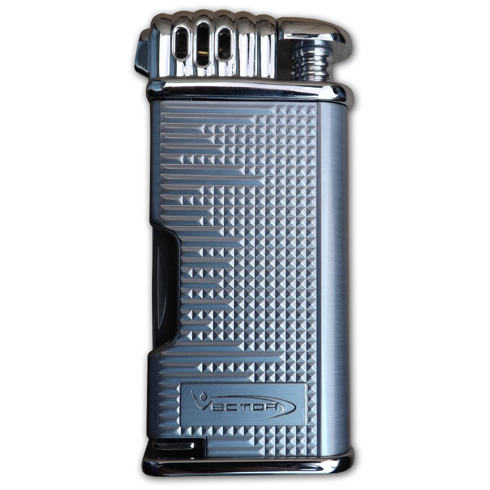 Vector Moritz Pipe Lighter Satin Chrome