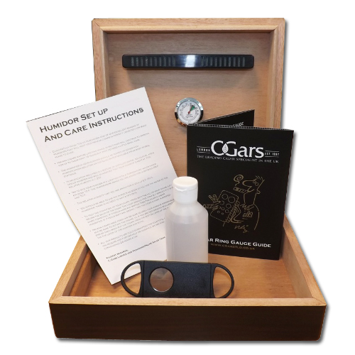 Vector Humidor – Dark Mahogany - 18 Cigar Capacity