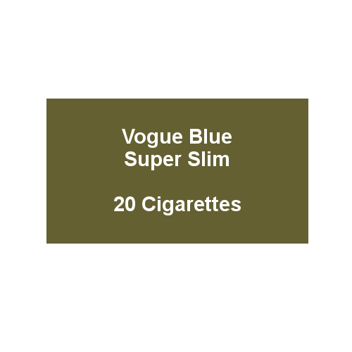 Vogue Blue Superslims - 1 Pack of 20 cigarettes (20)