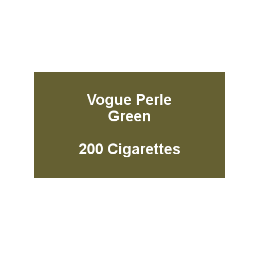 Vogue Green - 10 Packs of 20 Cigarettes (200)