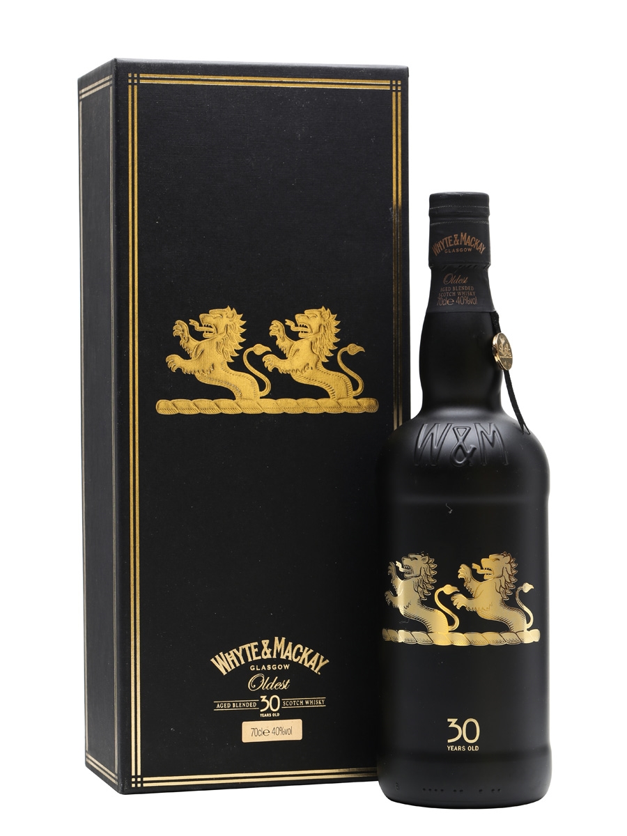 Whyte & Mackay 30 Year Old Blended Scotch Whisky 70cl 40