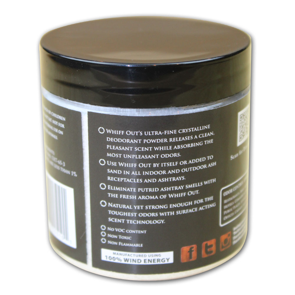 Whiff Out 6 oz Ultra Fine Crystalline Ashtray Deodorizer CLASSIC SCENT