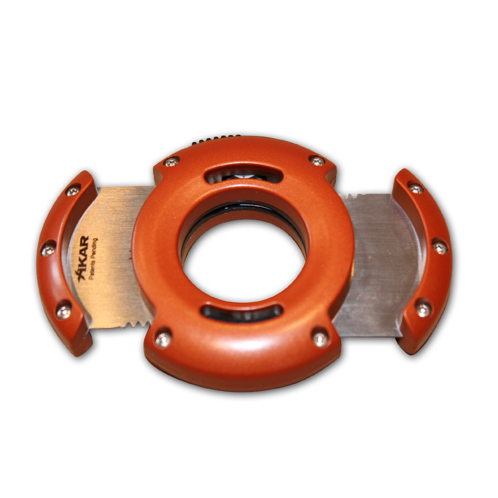 Xikar XO Double Guillotine Cigar Cutter Orange