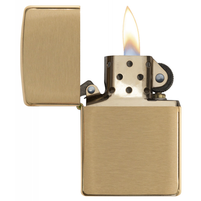 Zippo Armor Brushed Brass Windproof Lighter