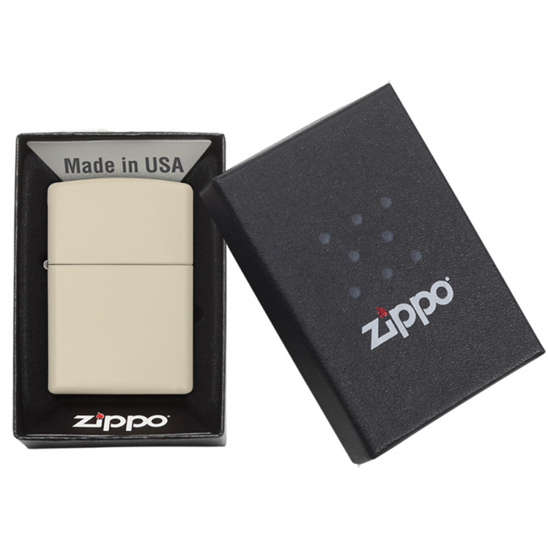 Zippo Classic Cream Matte Windproof Lighter