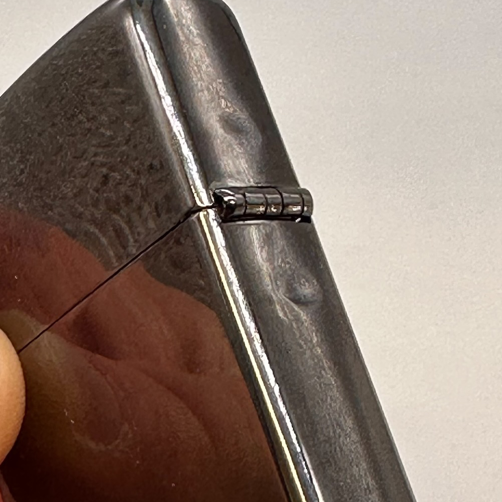 Zippo Gunmetal with Oval Design Windproof Lighter