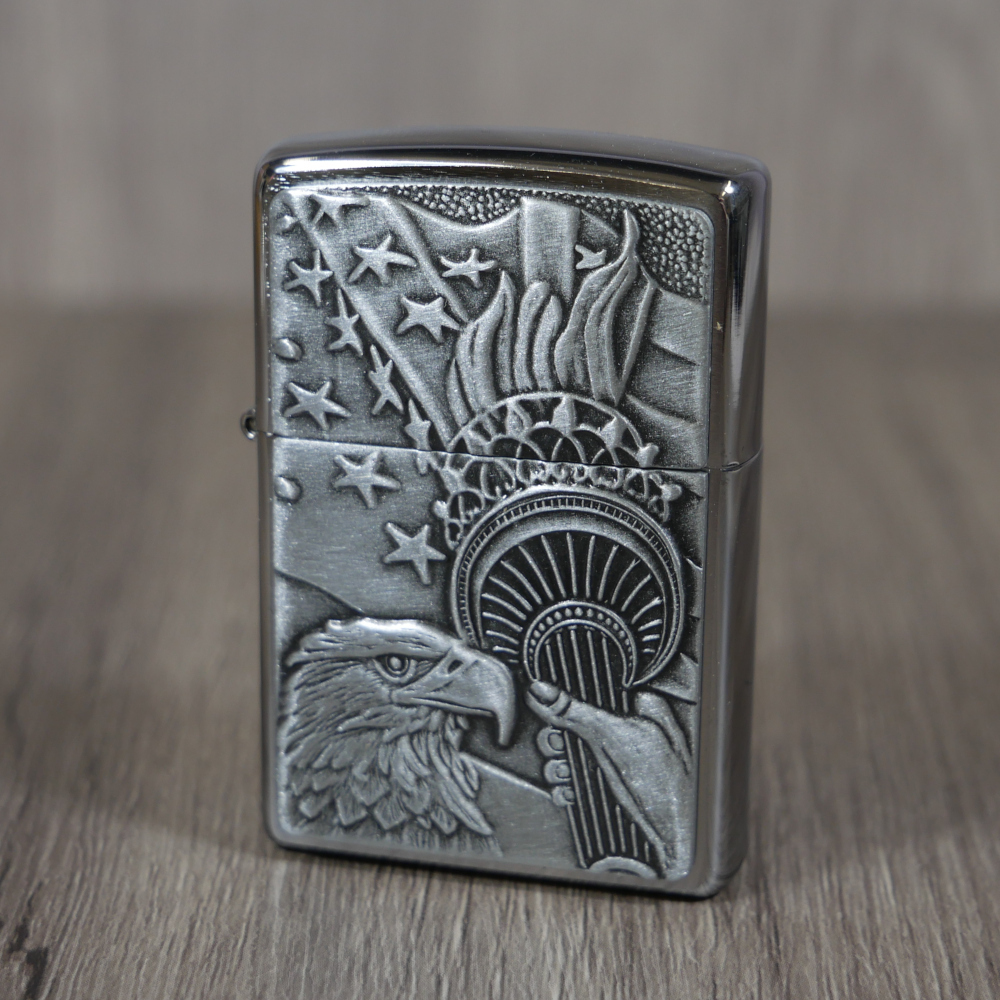 ZIPPO LIGHTER IL VELIERO SCRIMSHAW ANT SILVER PLATE AGE 1995 VINTAGE NEW
