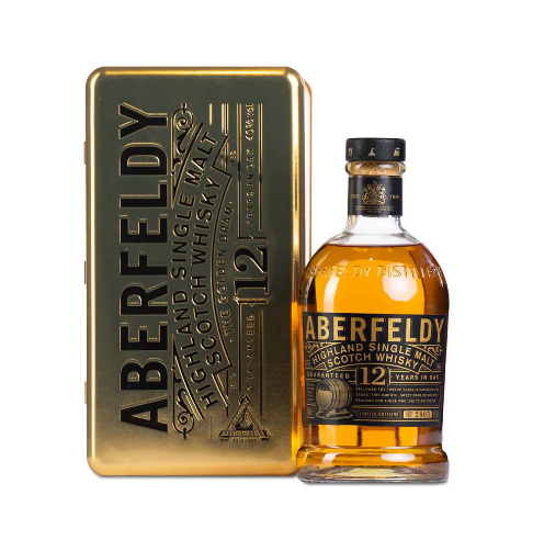 Aberfeldy 12 Year Old Limited Edition Gold Bar Tin - 40% 70cl