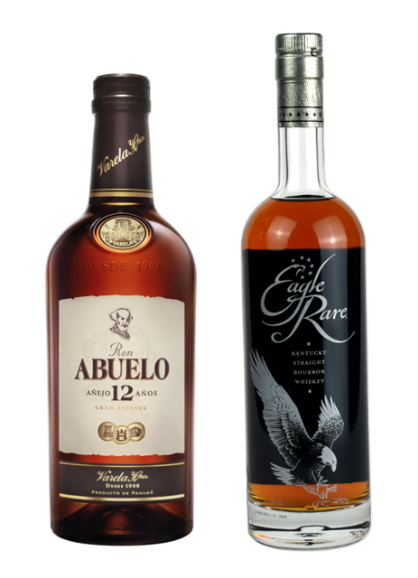 SPECIAL OFFER BUNDLE DEAL - Ron Abuelo 12 Year Old Rum & Eagle Rare 10 Year Old Kentucky Straight Bourbon Whiskey