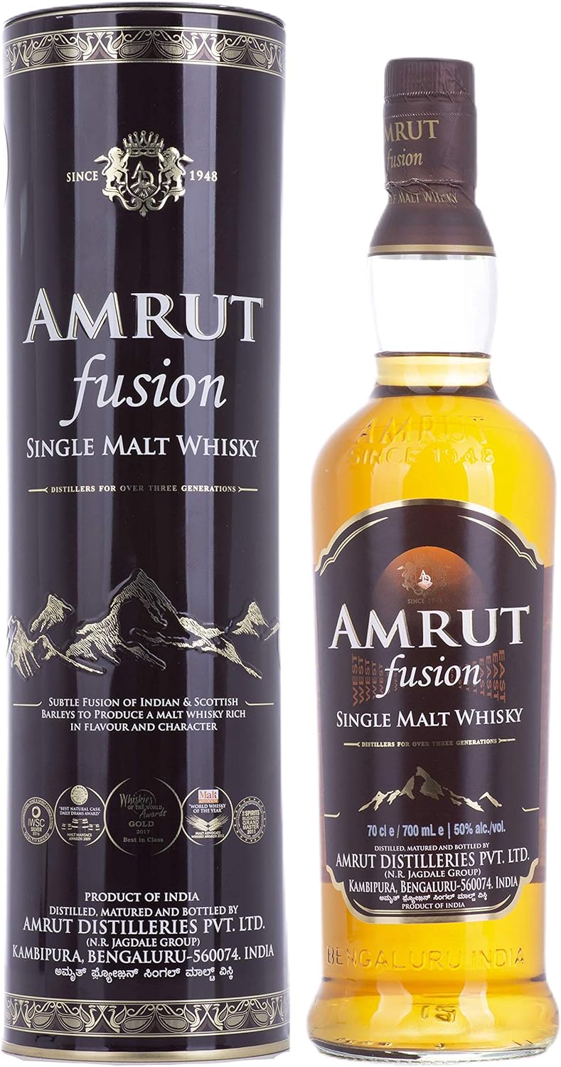 Amrut Fusion Whisky - 50% 70cl