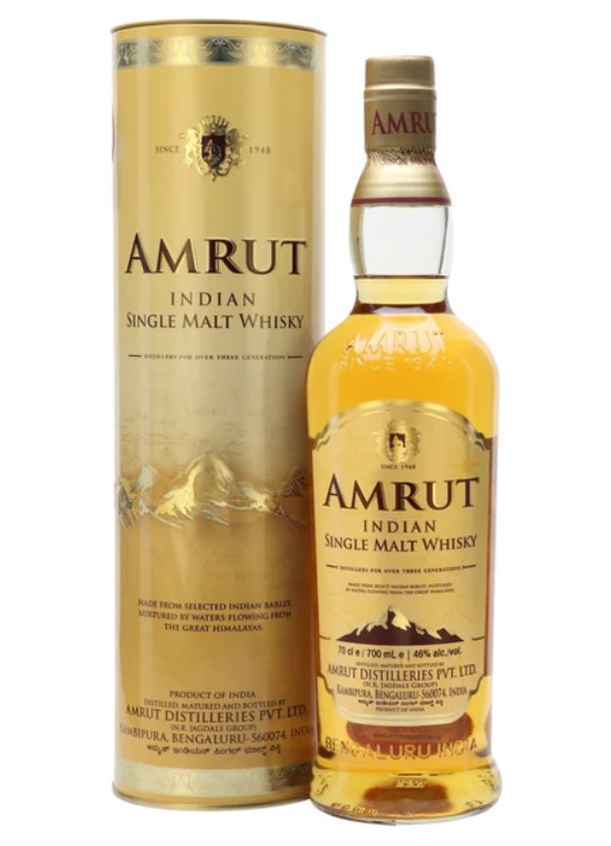 Amrut Indian Single Malt Whisky - 46% 70cl