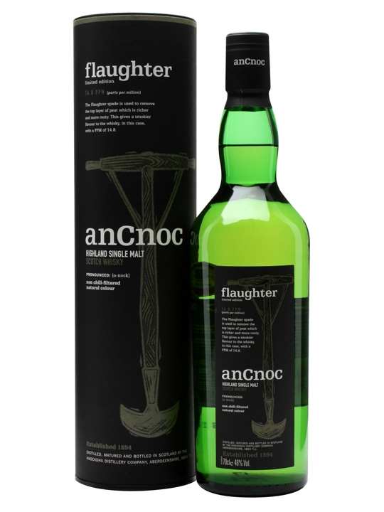 AnCnoc Flaughter Peaty Collection Malt Scotch Whisky 46% Vol 70cl