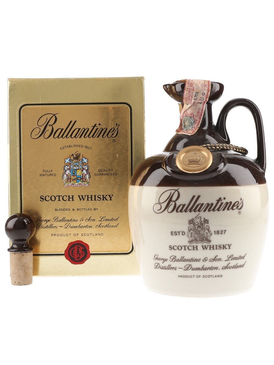 Ballantines 1970/80s Ceramic Decanter - 40% 75cl