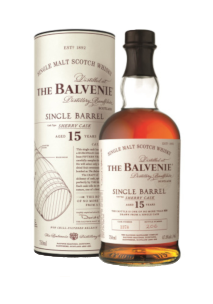 Balvenie 15 Year Old Single Barrel Sherry Cask Malt - 70cl 47.8%