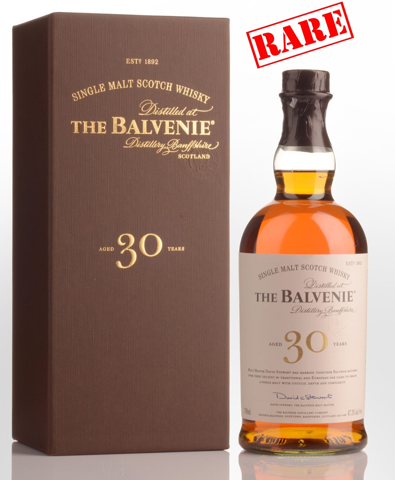 Balvenie 30 Year Old Single Malt Scotch Whisky 70cl 47.3