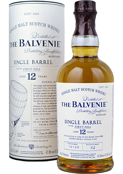 Balvenie 12 Year Old Single Barrel - 70cl 47.8%