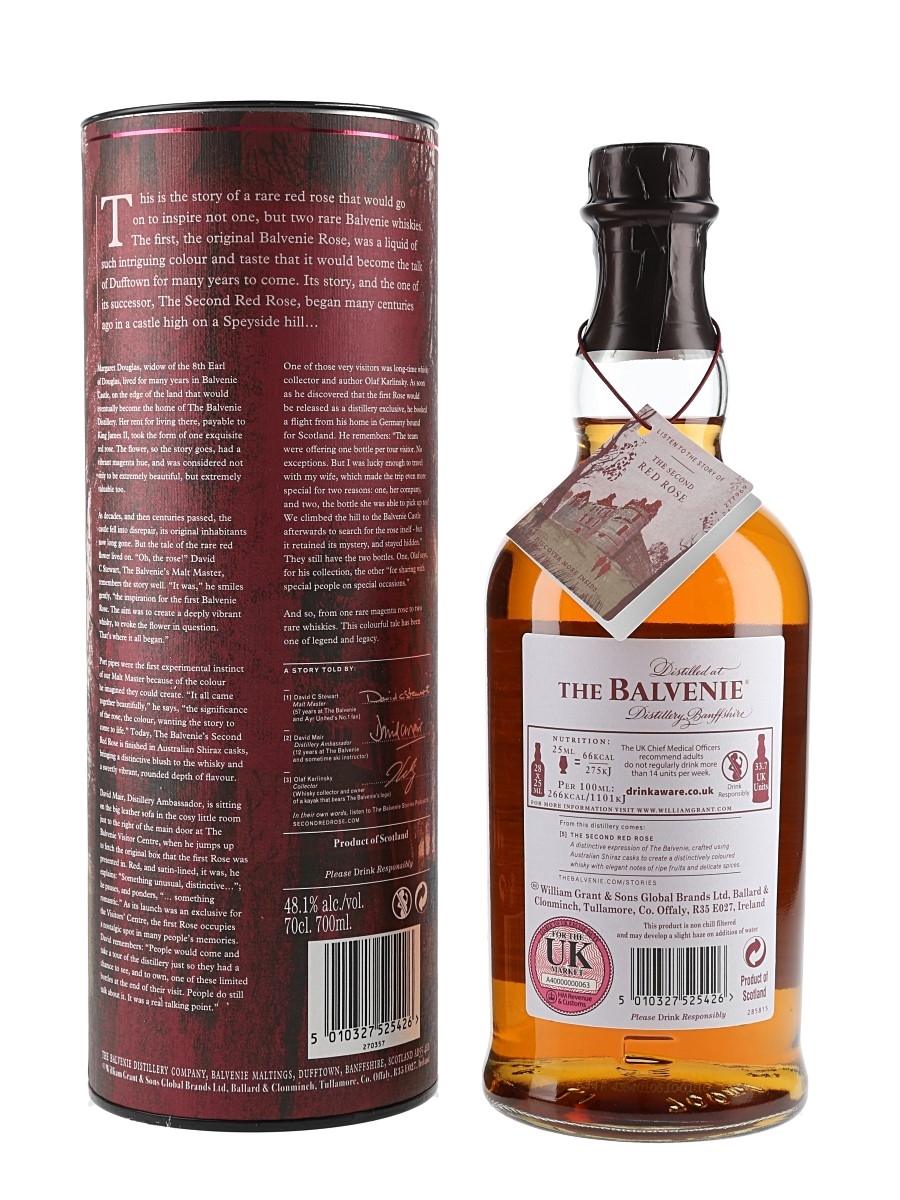 Balvenie 21 Year Old Stories Second Red Rose - 48.1% 70cl