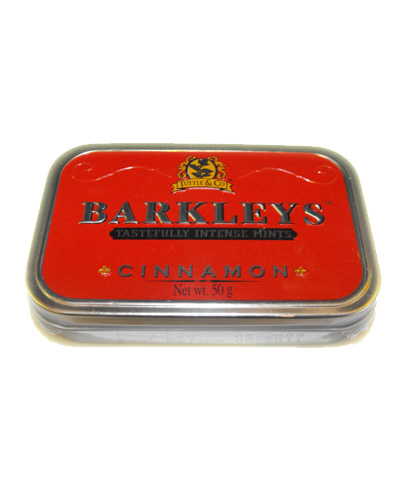 Barkleys Original Mints - Cinnamon Tin - 50g