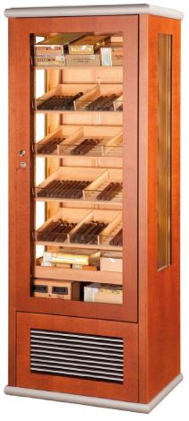 DeArt Bellevue Free Standing Humidor - 1200 cigars capacity