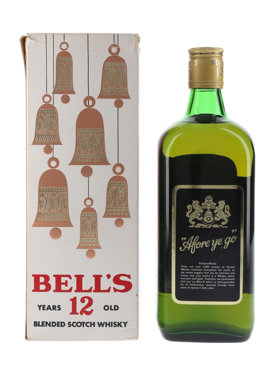 Bells 12yo Deluxe 60s/70s Blended Scotch - 70 Proof 26 2/3