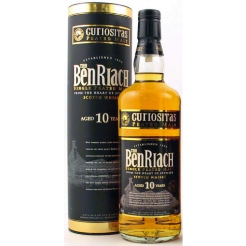 BenRiach 10 Year Old Peated Curiositas - 70cl 40%