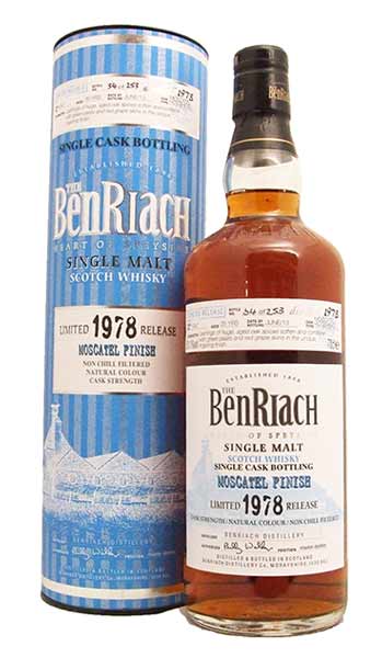 BenRiach 35 year old 1978 (Cask 1047) Moscatel Finish - 51.1% 70cl