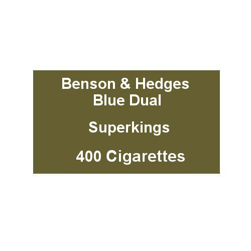 Benson & Hedges Blue Dual Superking 20 Packs of 20 Cigarettes (400)