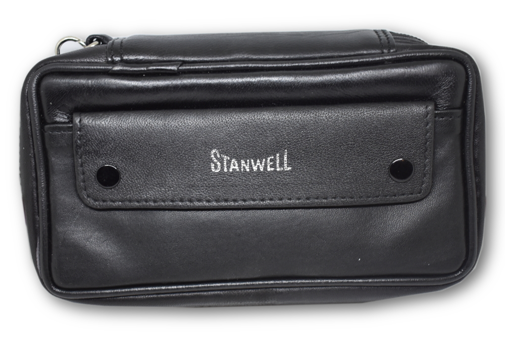 Stanwell Leather Bag Two Pipes / Tobacco Pouch