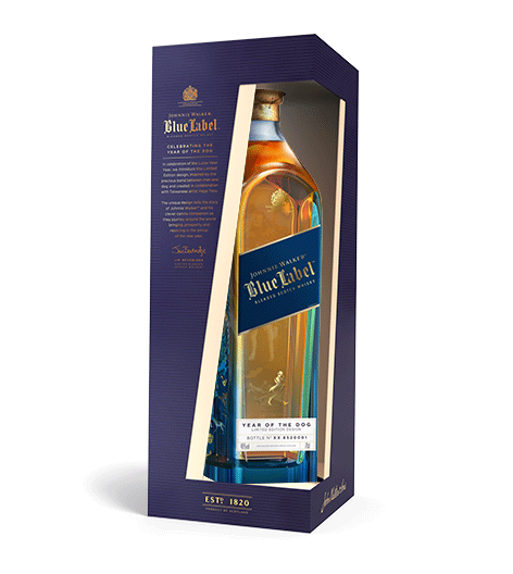 Johnnie Walker Blue Label Year of the Dog Whisky - 70cl 40%