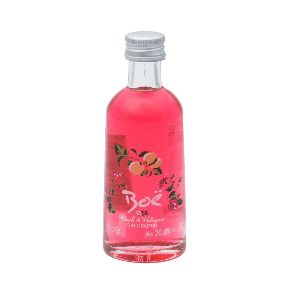 Boe Peach and Hibiscus Gin Liqueur Miniature - 5cl 20%