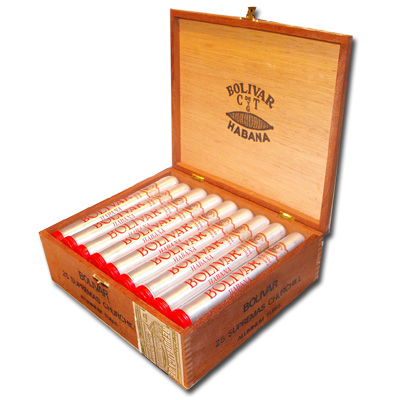 Bolivar tubed churchills box of 25 1984 vintage
