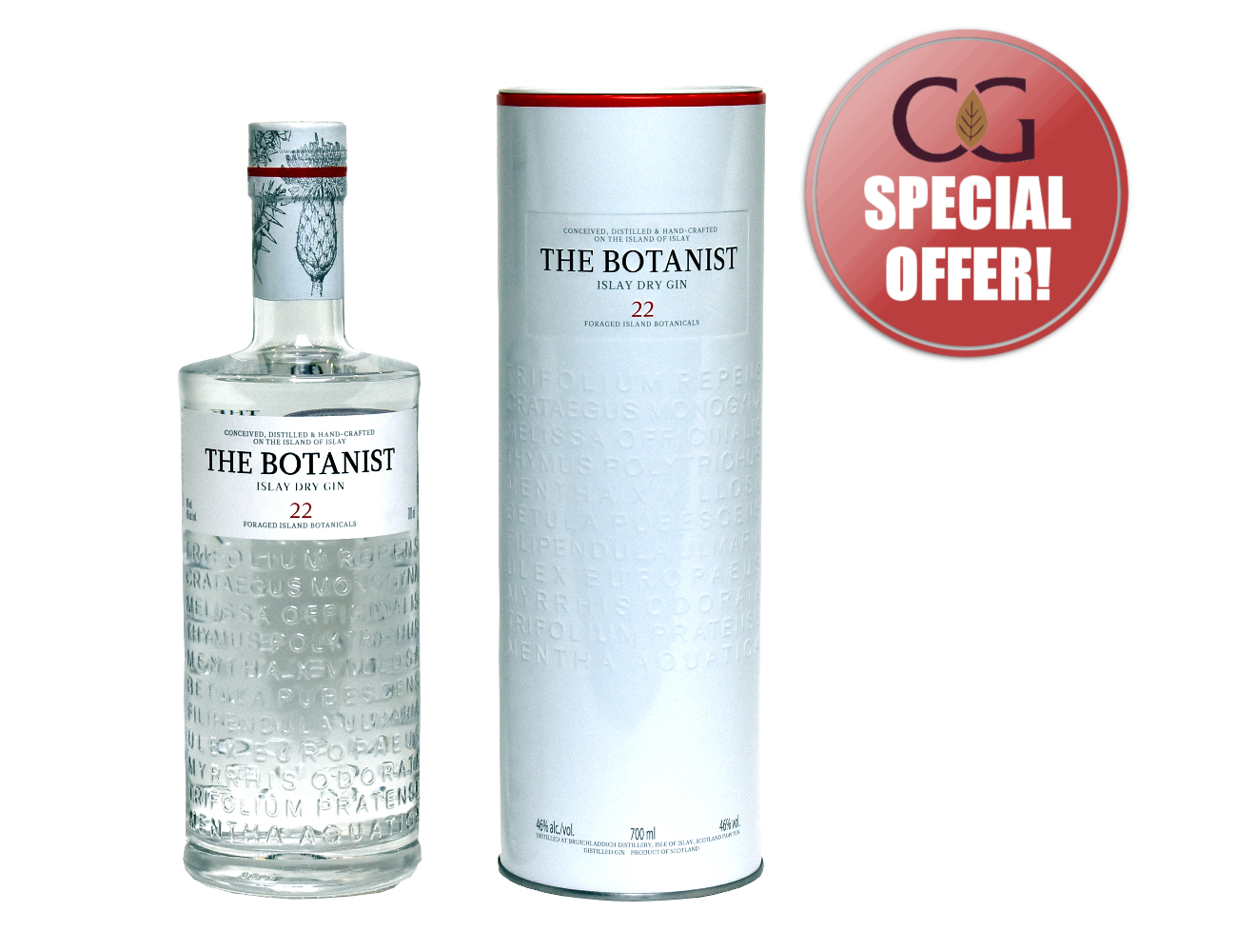 The Botanist Islay Dry Gin - 70cl, 46%