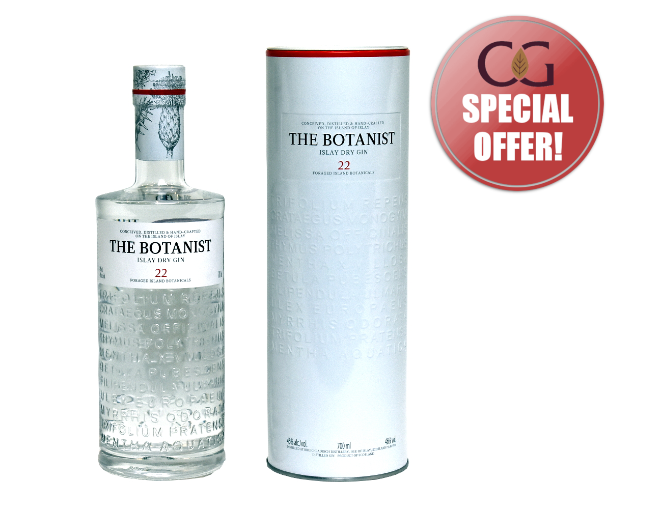 Botanist Islay Dry Gin in Presentation Tin - 70cl 46%