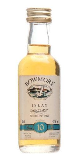 Bowmore Islay 10 year old Miniature - 5cl 43%