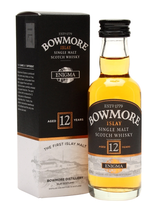 Bowmore 12 Year Old \'Enigma\' Miniature - 5cl 40%