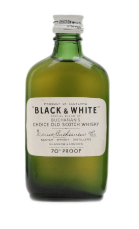 Black & White Buchanans Choice Old Scotch Whisky Miniature - 5cl 70 Proof