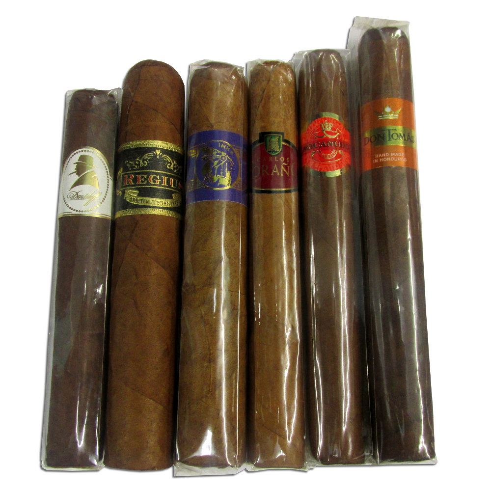 Budget Medium New World Sampler 6 Cigars Budget Medium New World Sampler 6 Cigars