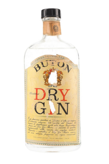 Buton Dry Gin 1950s - 75cl 45%