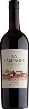 La Campagne Shiraz Wine  - 75cl 13%