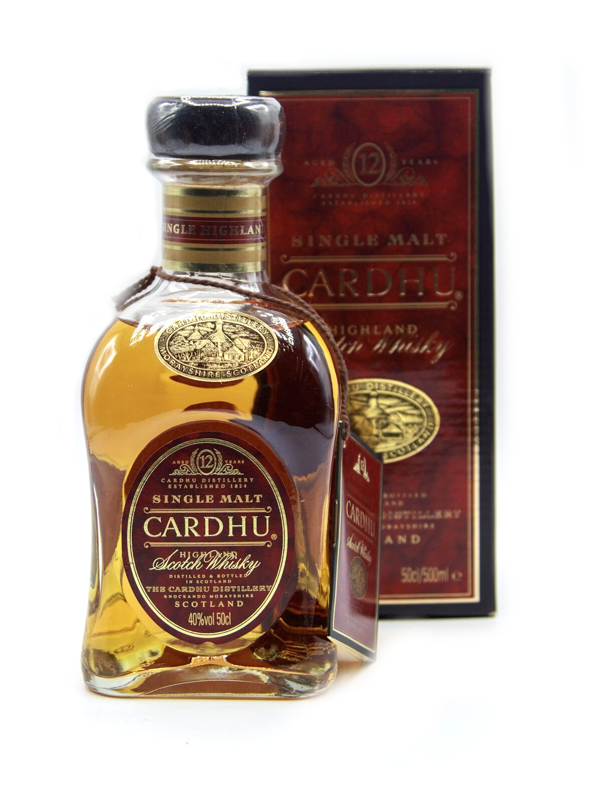 Cardhu 12 Year Old Vintage (End of Line Bottle) Single Malt Whisky - 70cl 40%