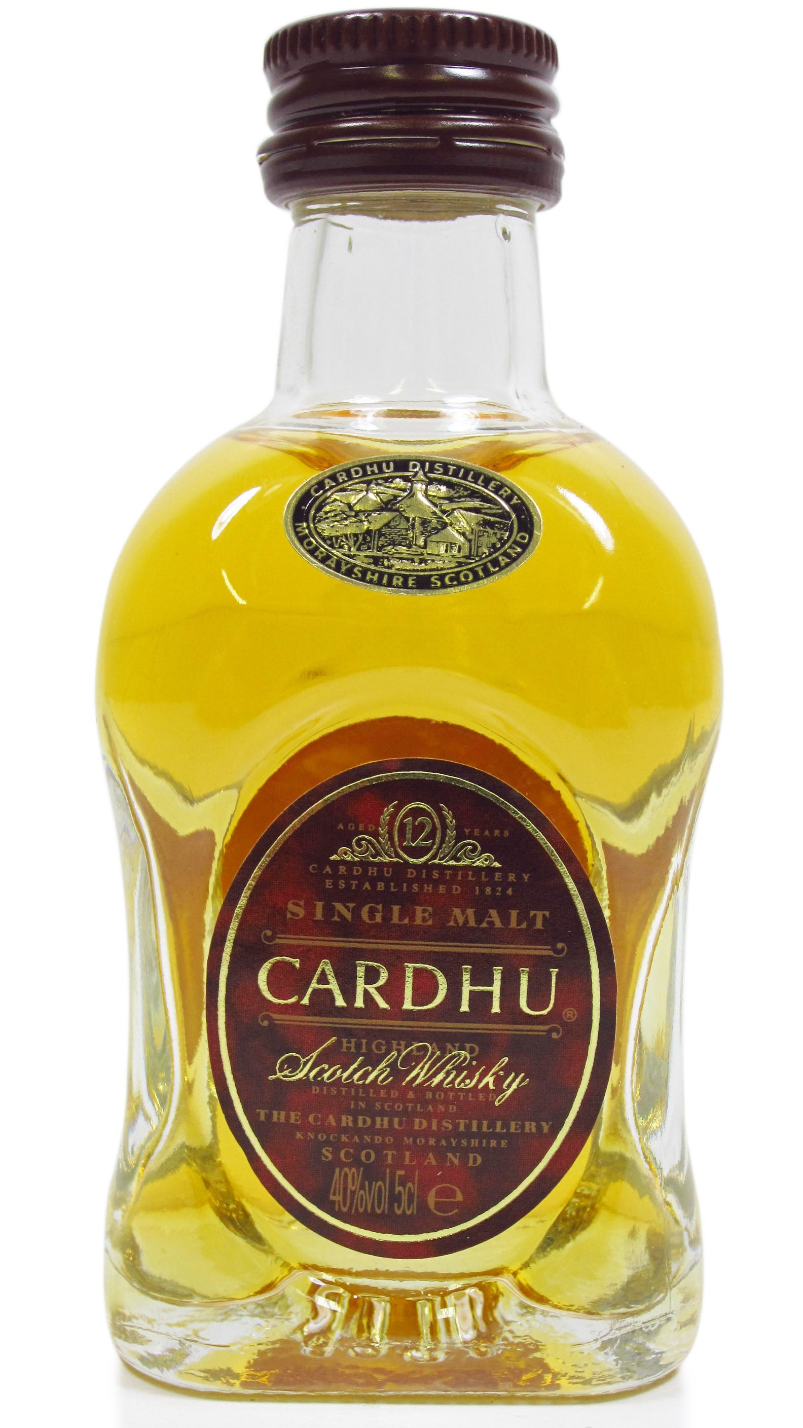 Cardhu 12 Year Old Single Malt Whisky Miniature - 5cl 40%