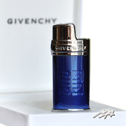 Givenchy Mini Bic Case Chrome Clear Blue