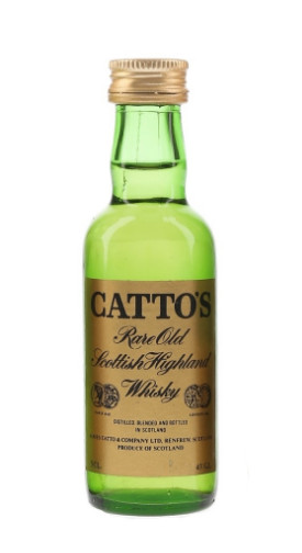Catto's Rare Old Bottled 1970/80s Whisky Miniature - 43%