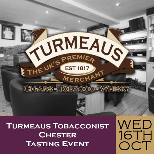 Turmeaus Chester Whisky & Cigar Tasting Event - 16/10/19