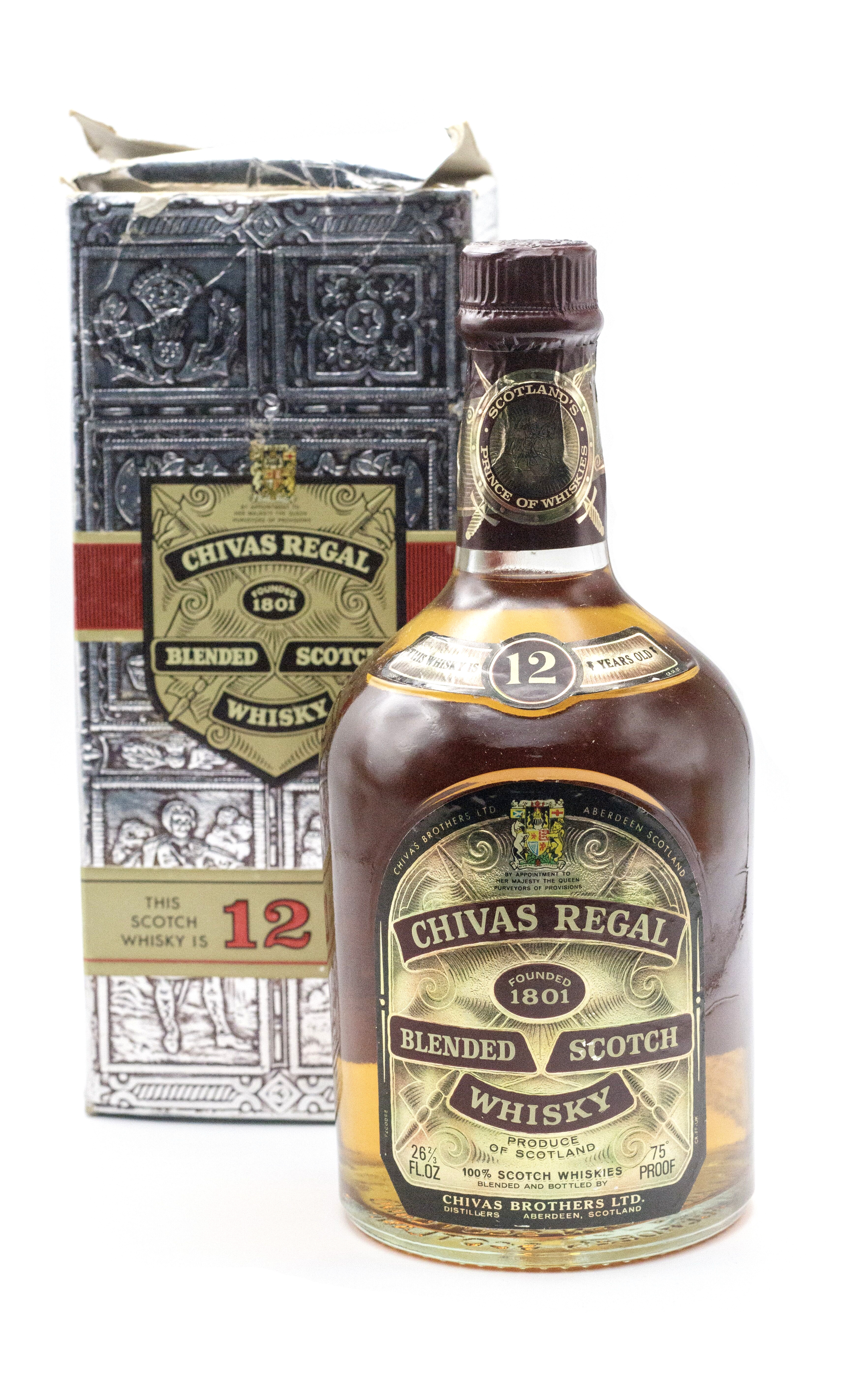 Chivas Regal 12 Year Old 60s/70s - 26 2/3 Fl Oz 75 Proof