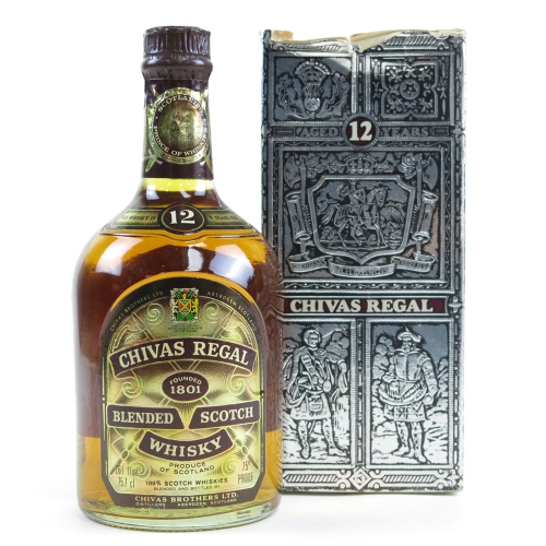 Chivas Regal 12 Year Old 1970s Blended Scotch Whisky 26 2/3 Fl Oz