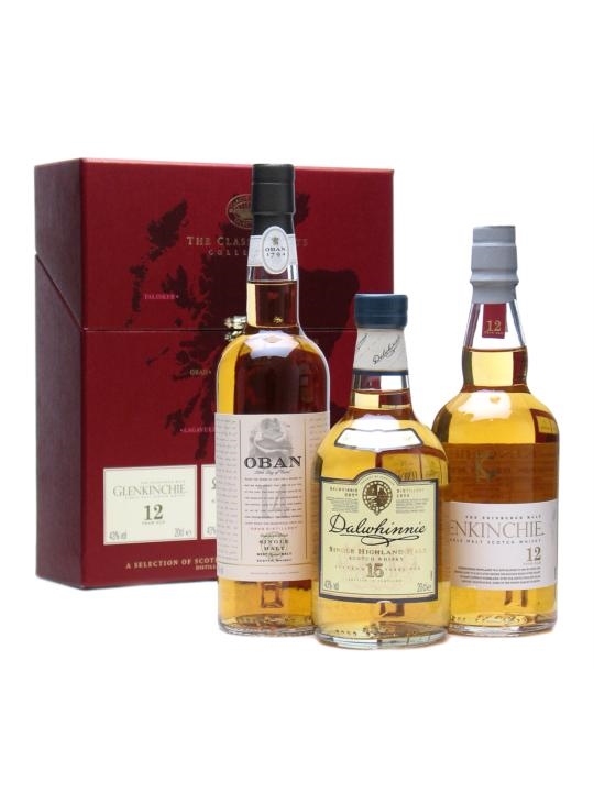 Classic Malts of Scotland 3x20cl Gentle/Light Selection